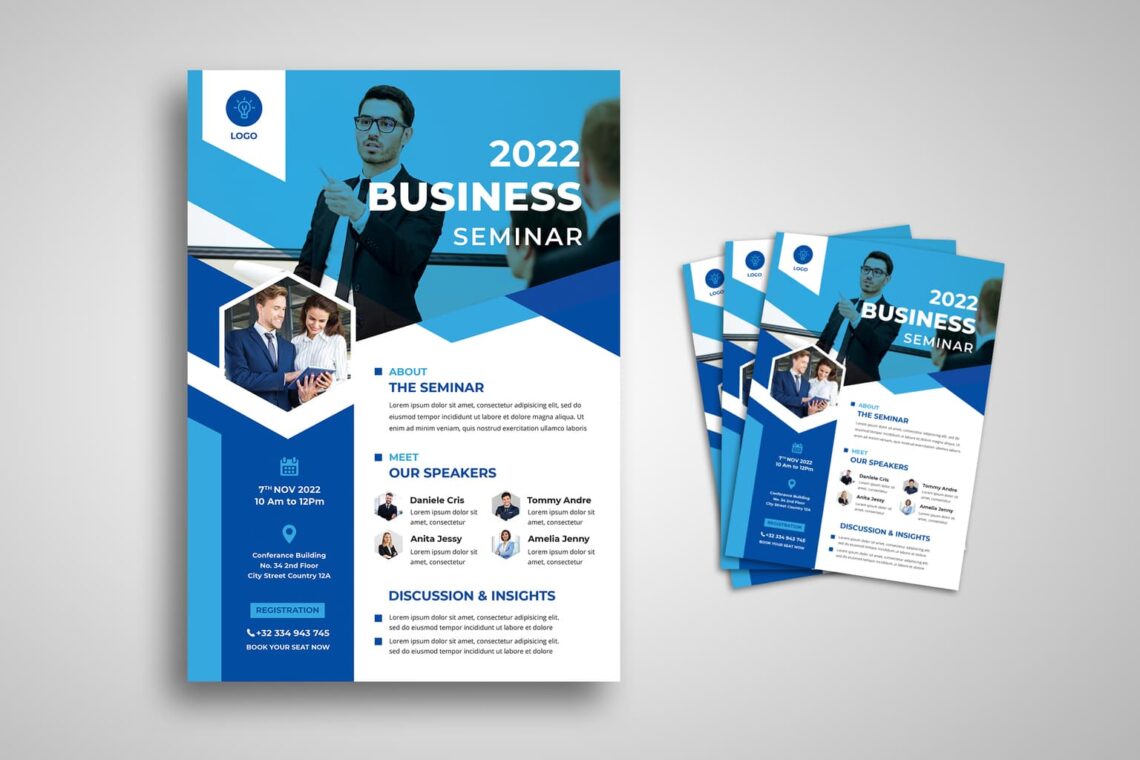 flyer business seminar discussion