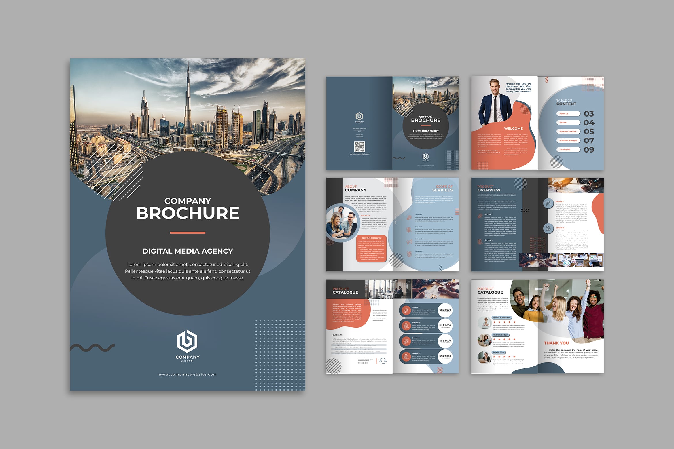 20 Best Brochure Design for Digital Agency UI Creative