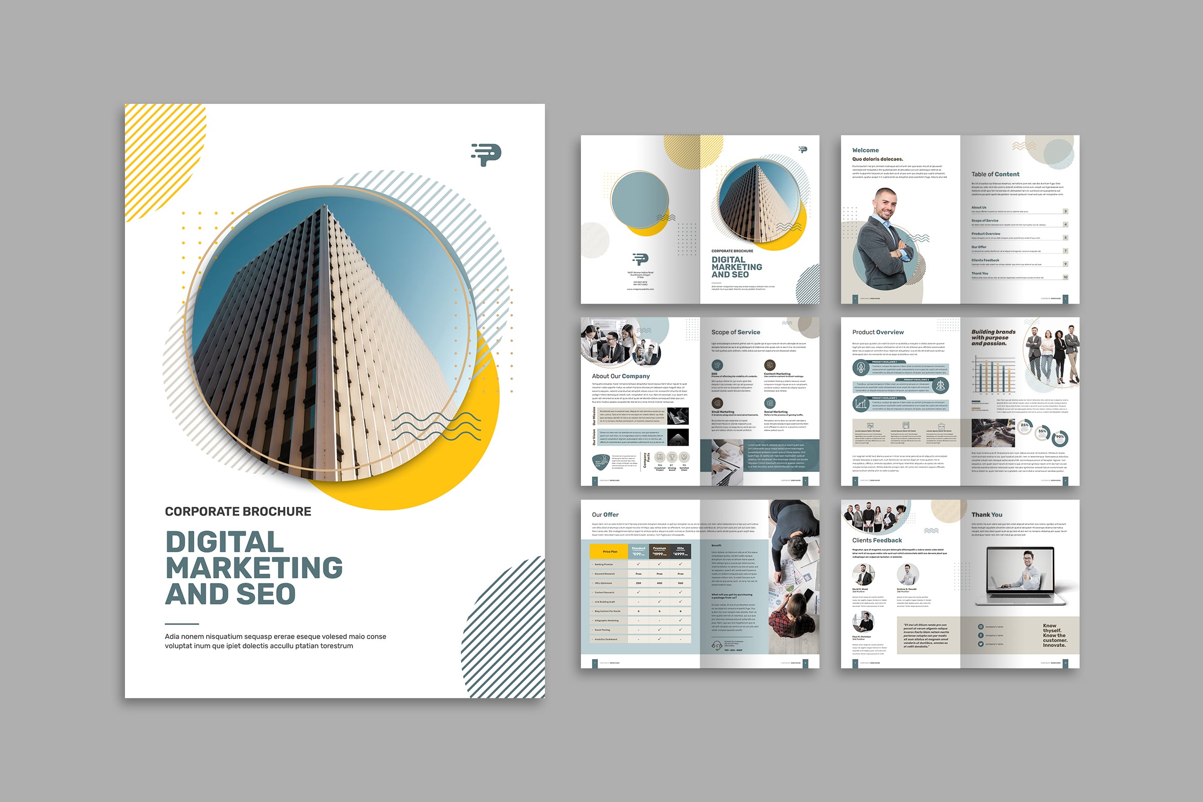 20 Best Brochure Design For Digital Agency Ui Creative