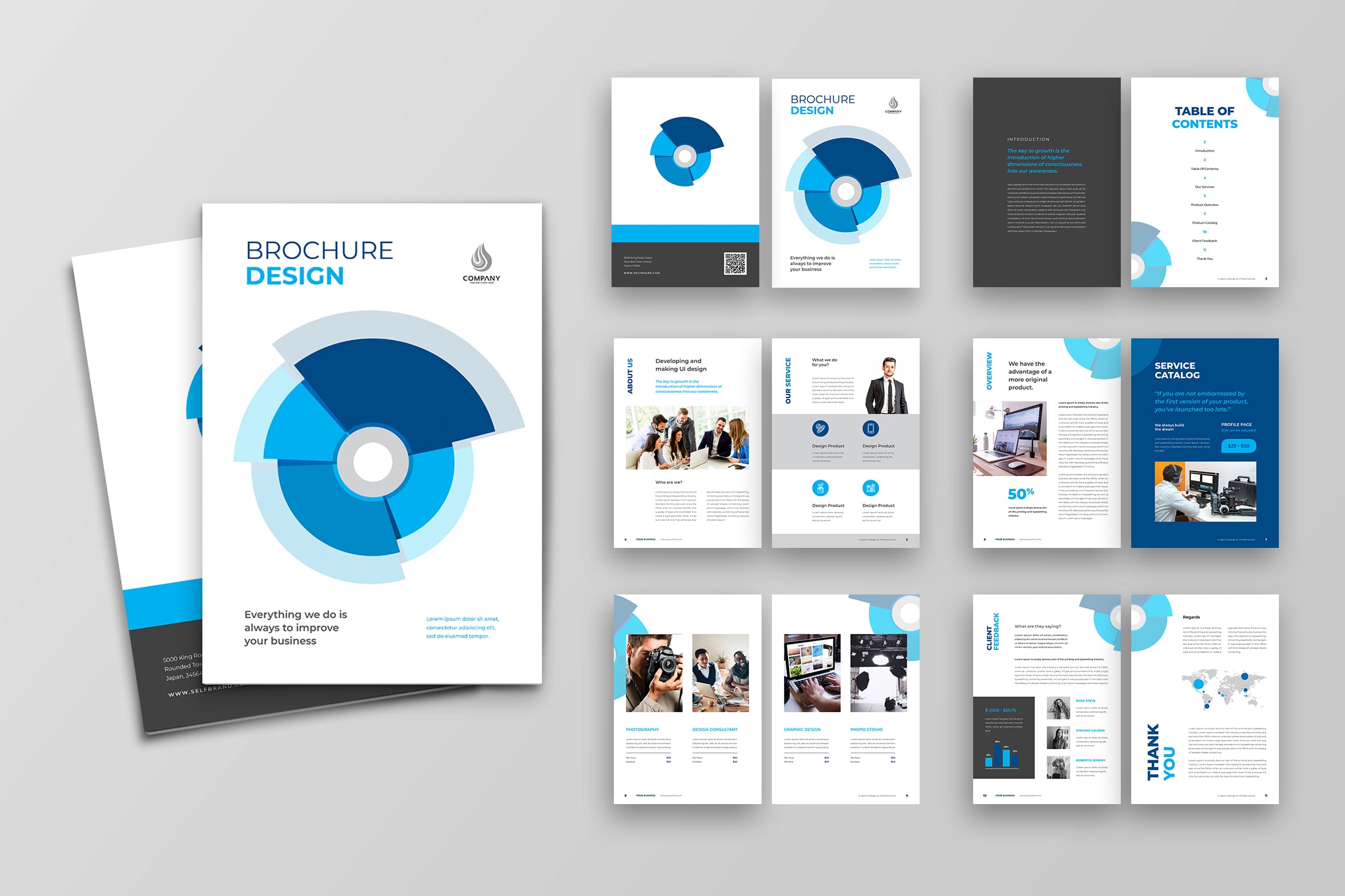 logo and brochure design