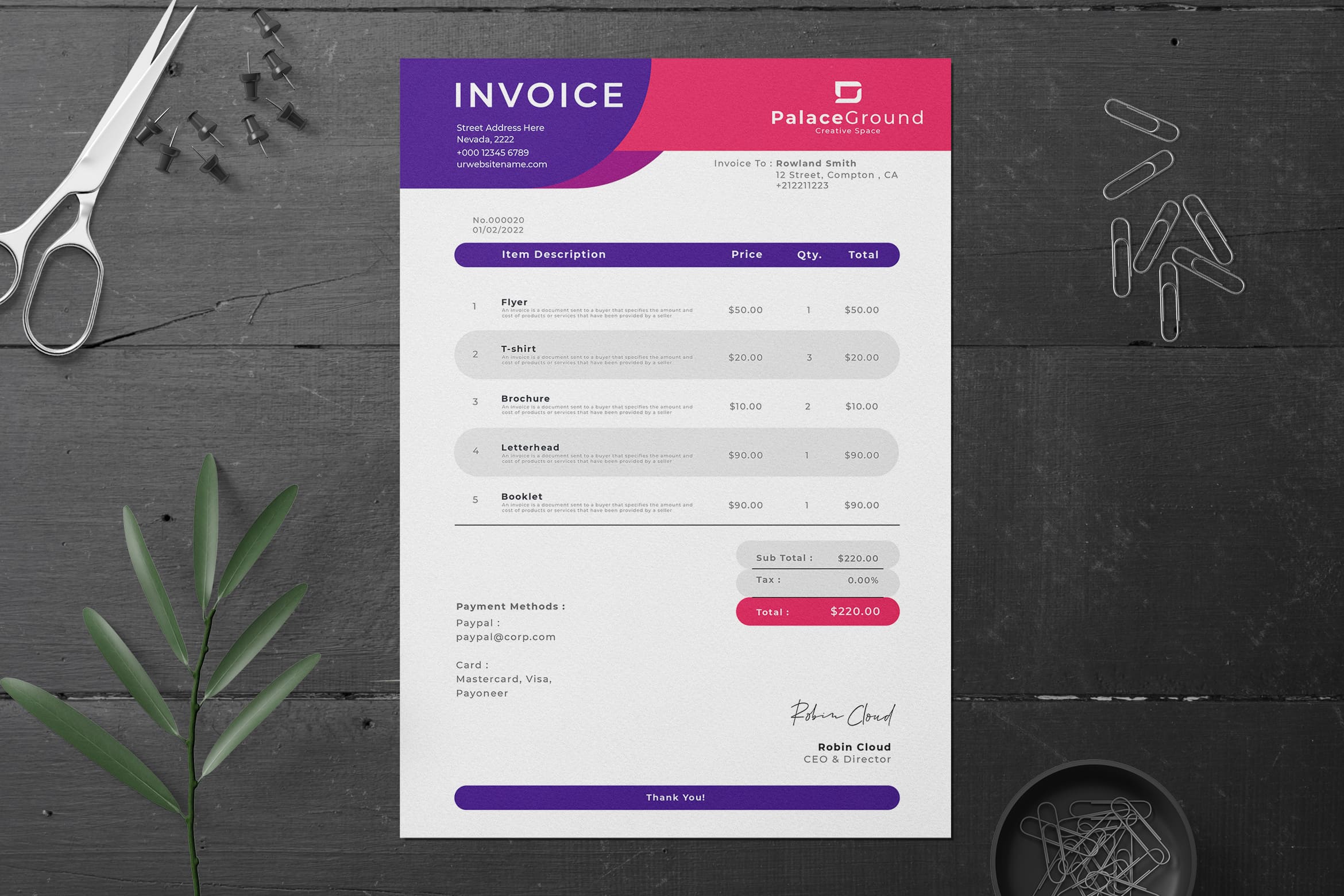 Invoice Template