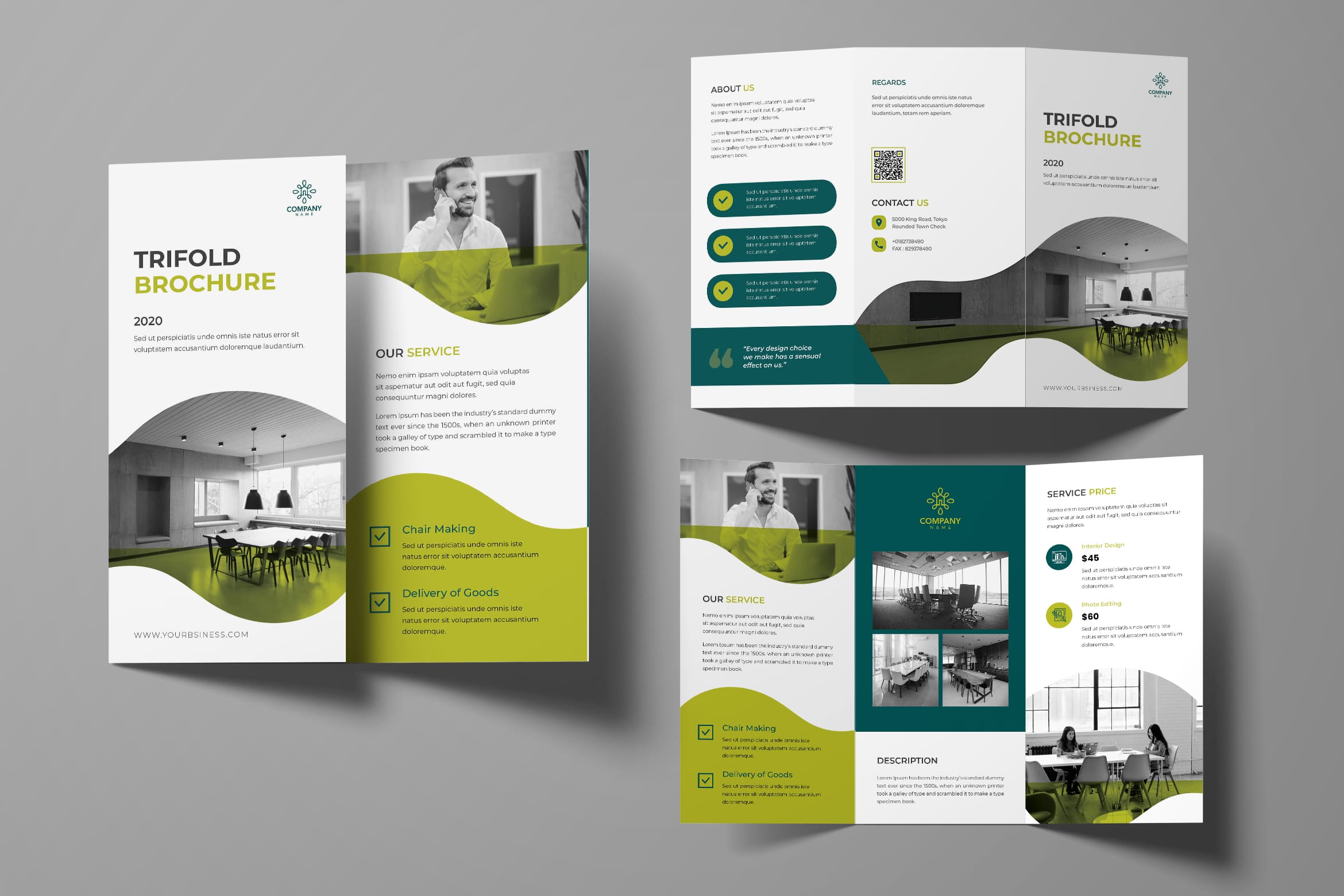 Trifold Brochures Template