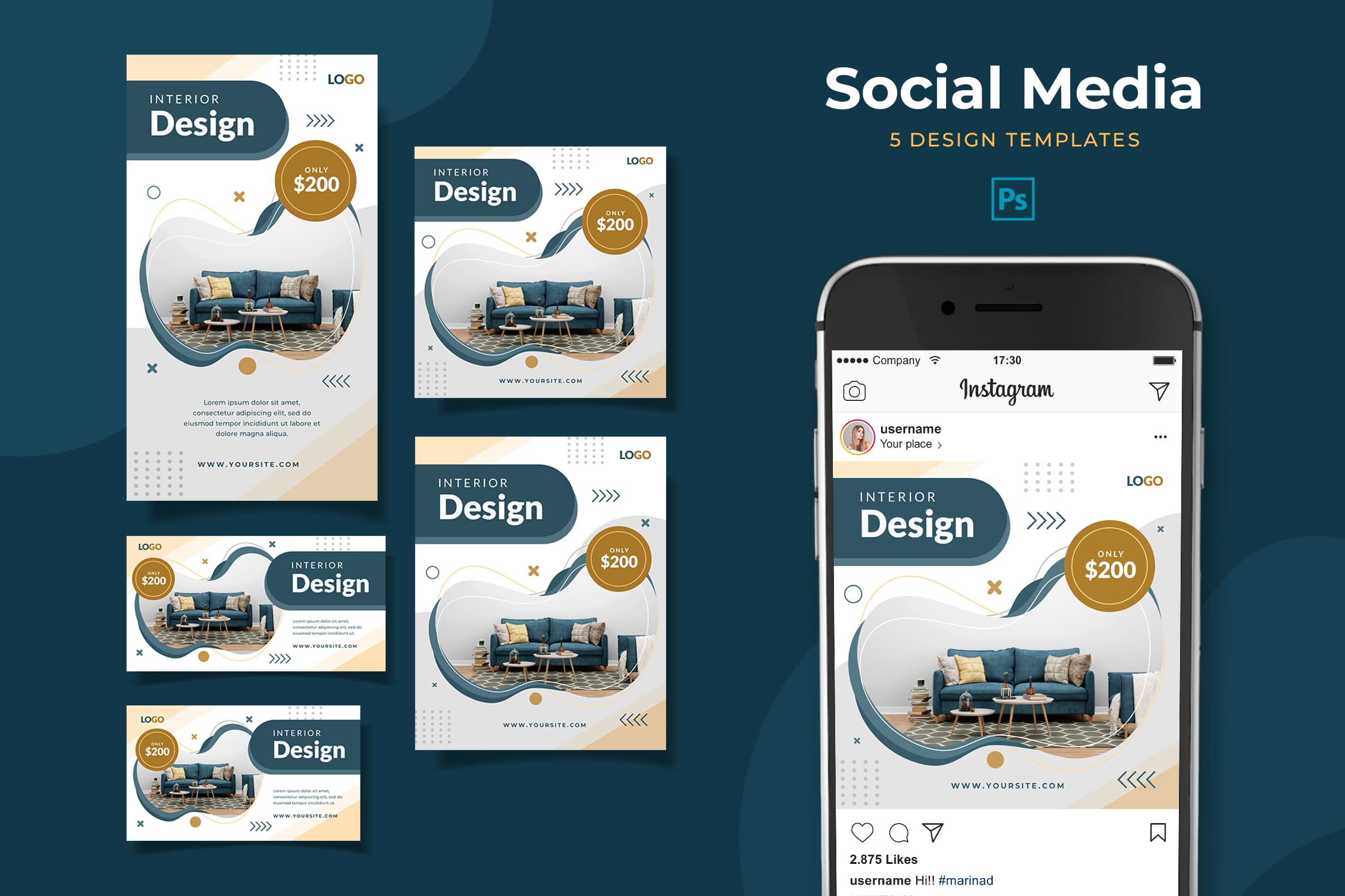 social media template