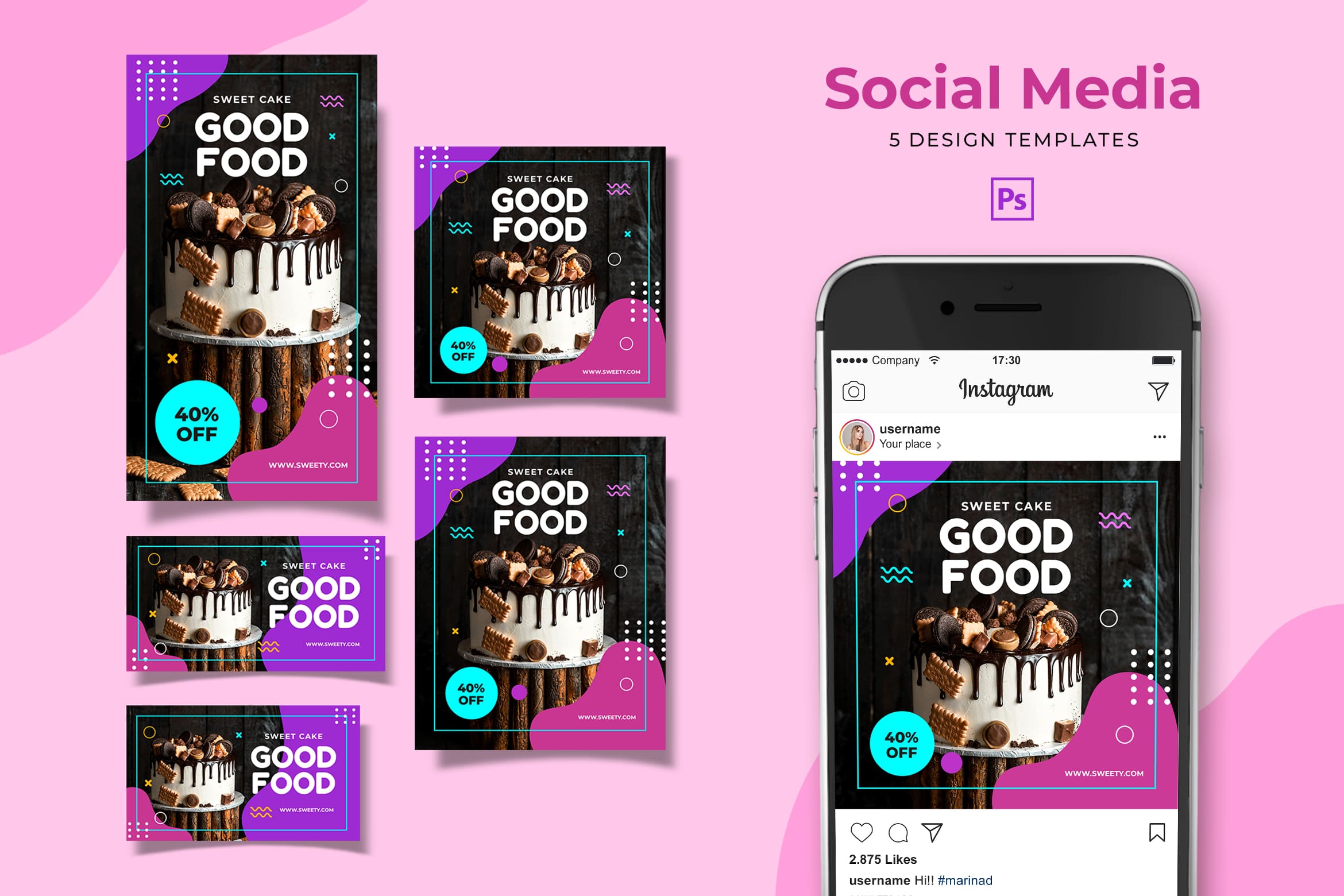 social media template