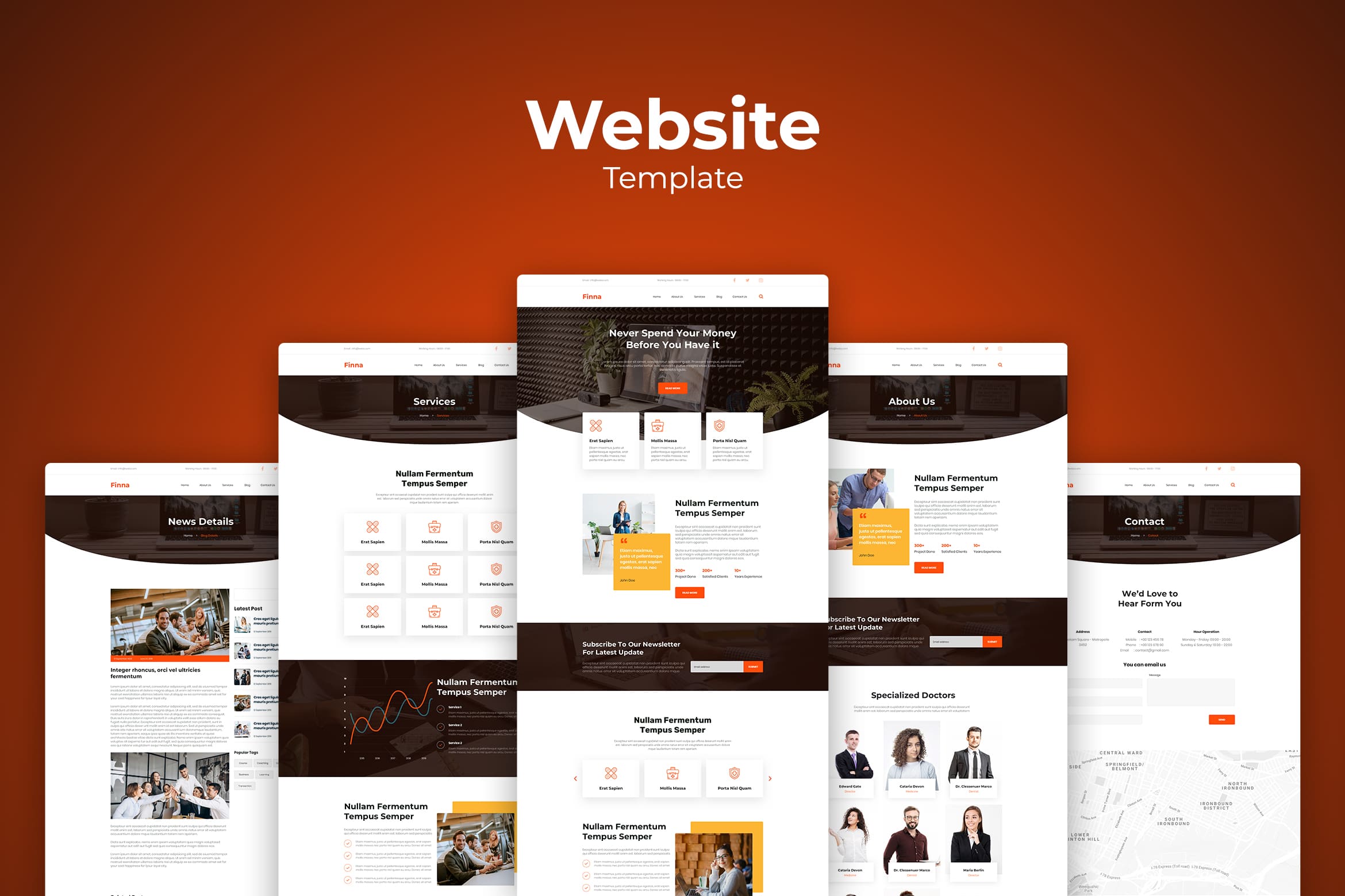 homepage design templates