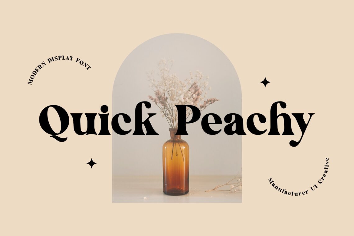 Quick Peachy Classic Serif Font