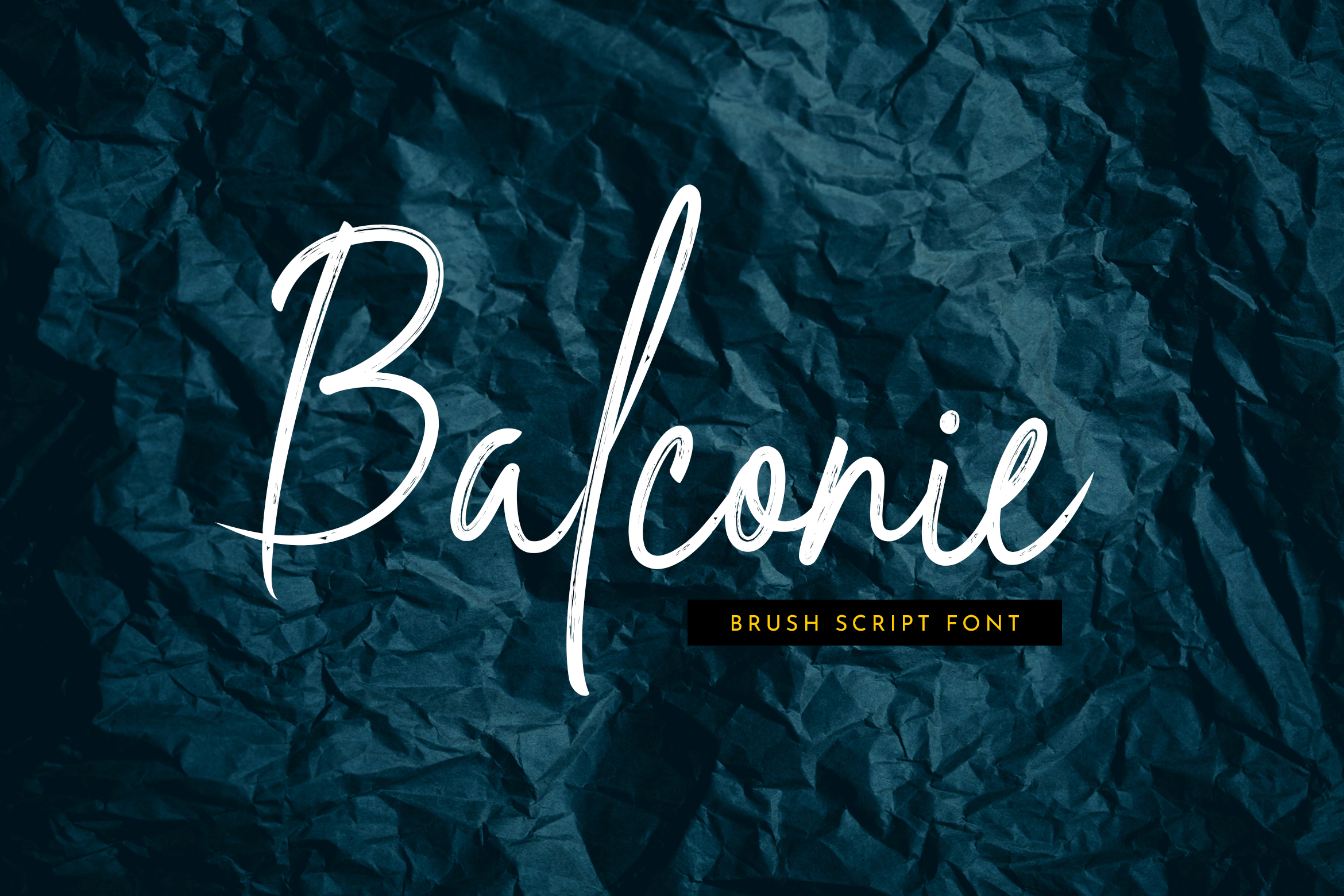 Balconie Brush Handwritten Font - UI Creative