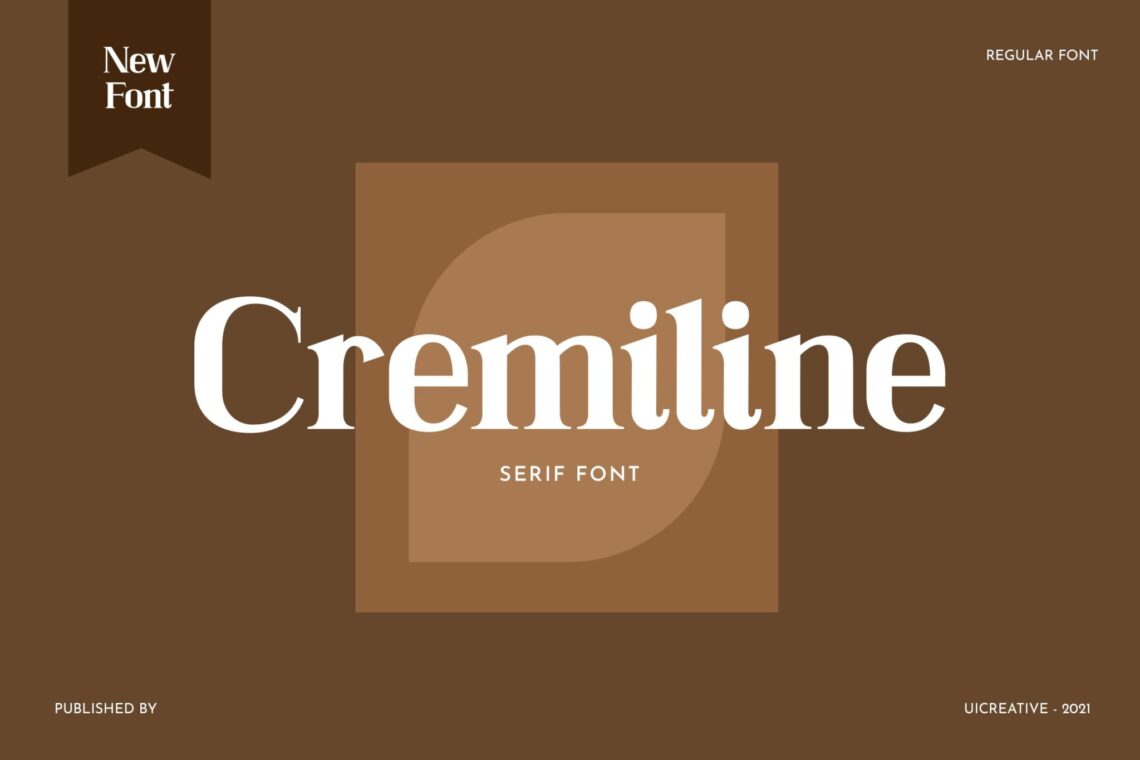 Ui fonts. Cremil.