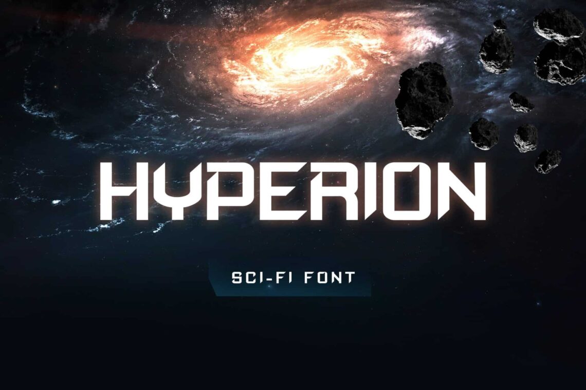 Hyperion sans serif modern font