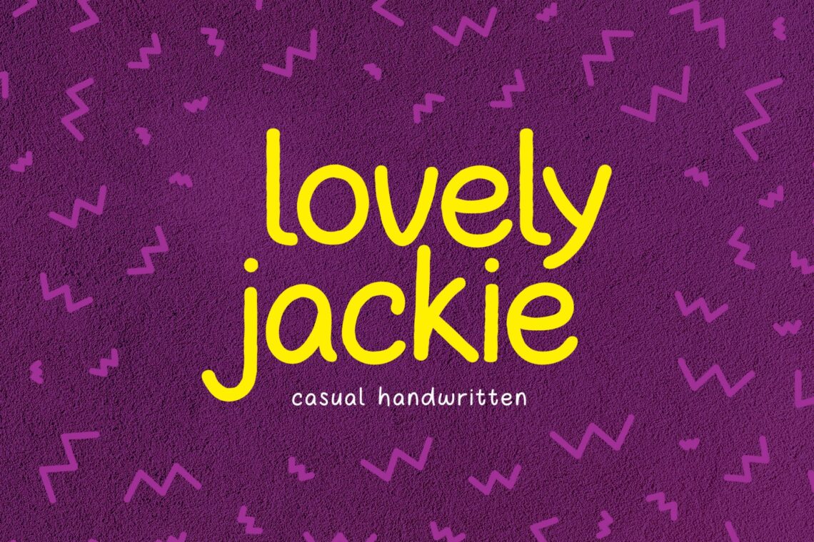 Lovely Jackie Sans Serif Font