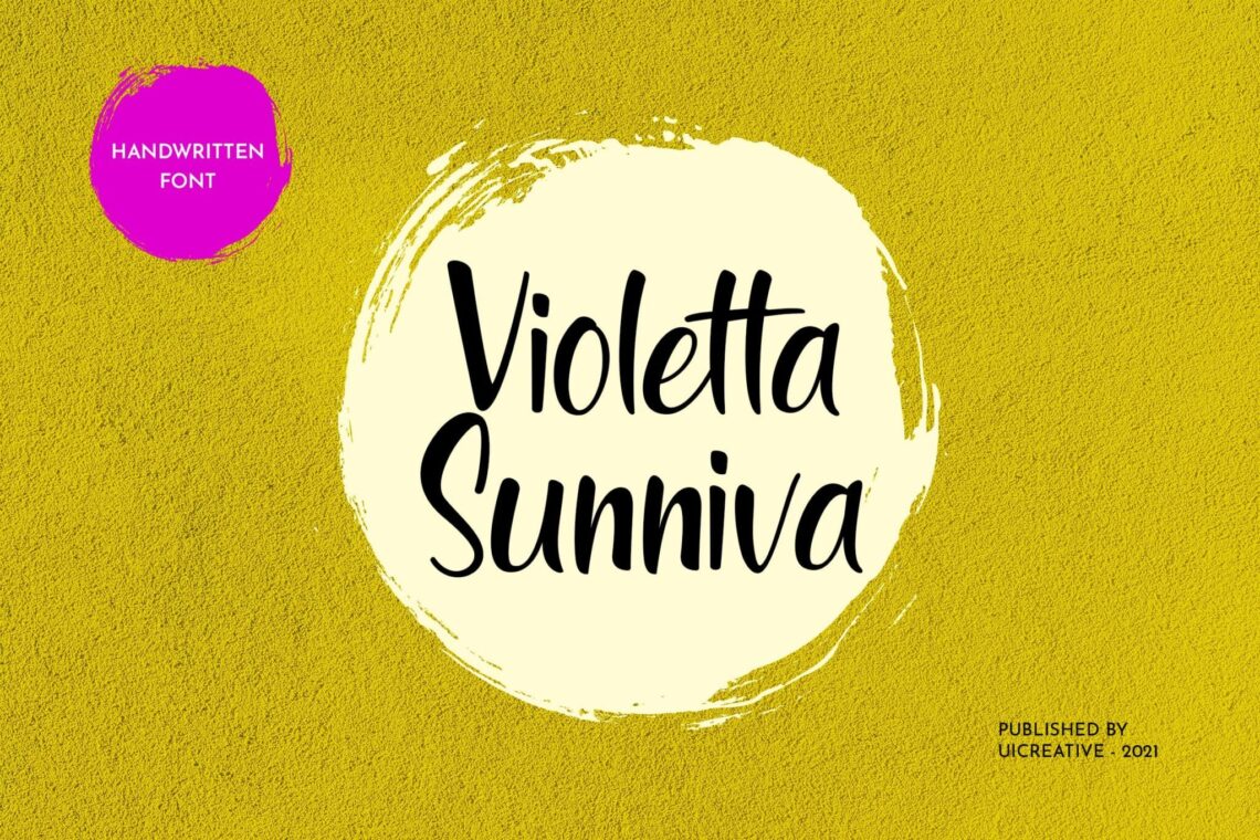 Violetta Sunniva Calligraphy Font