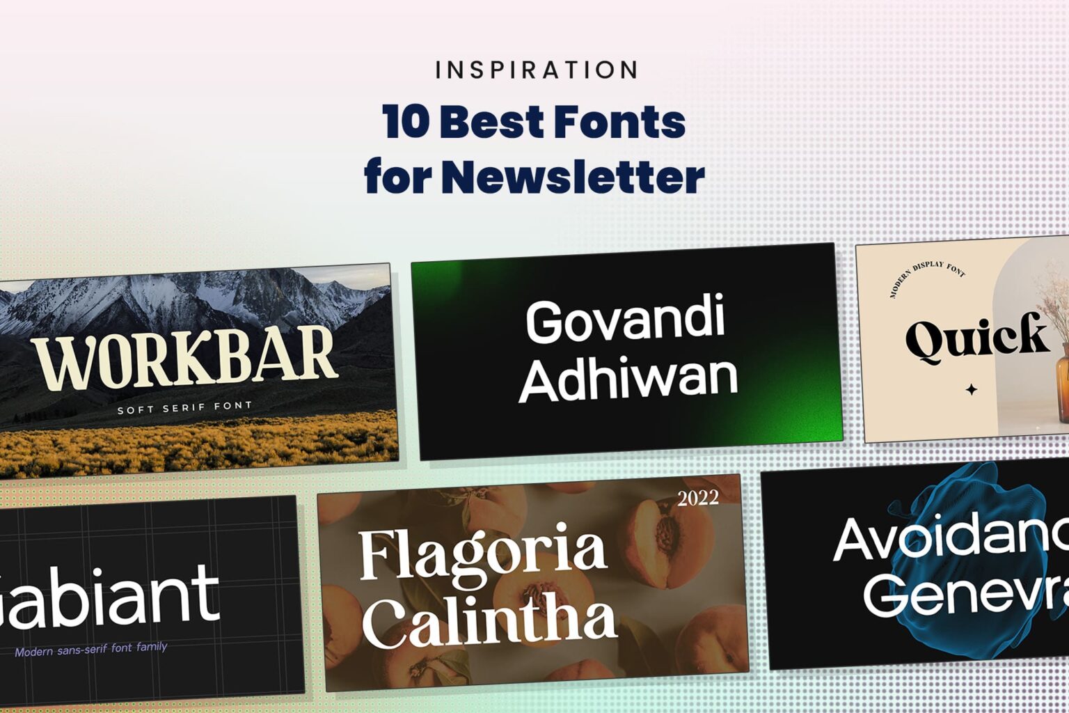 Modern Serif Font 10 Best Font for Newsletter