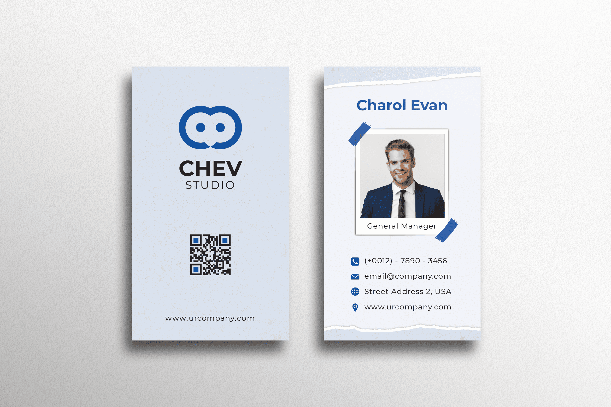 digital business card - Studio Manager Business Card