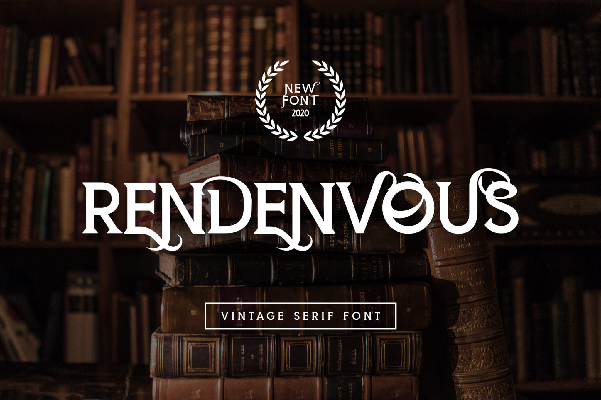 beautiful, modern serif type font - Rendenvous Serif Display Font 1