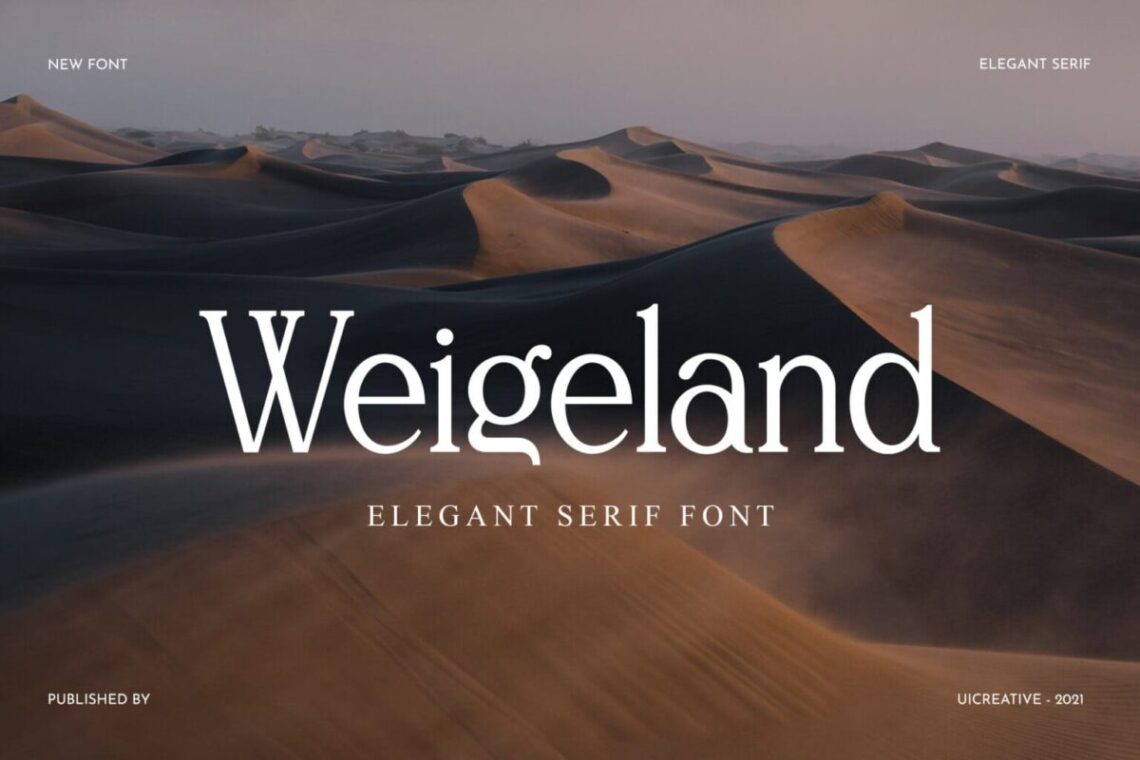 Weigeland Serif Font