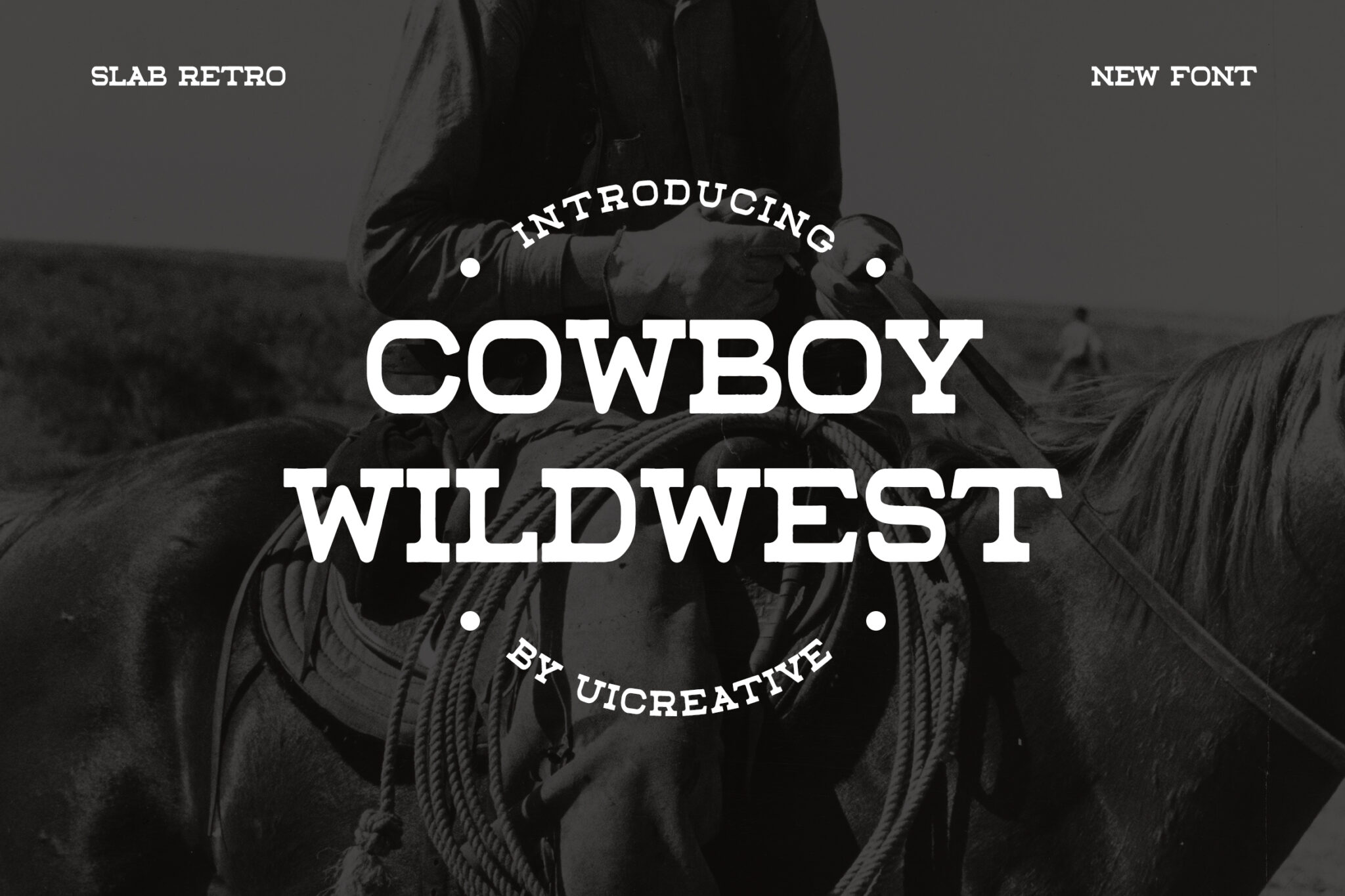 Cowboy Wildwest Slab Serif Font