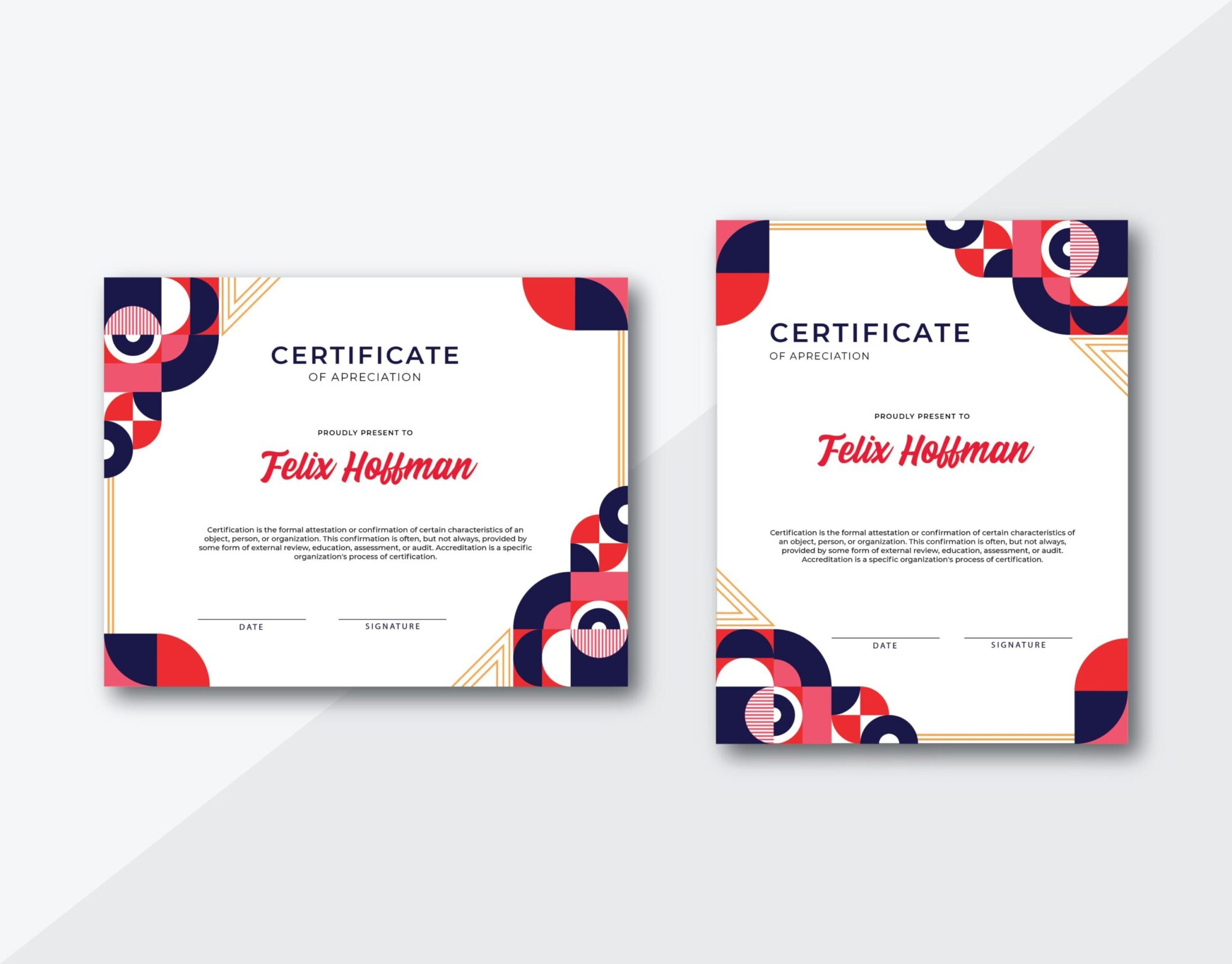 award certificate design inspiration