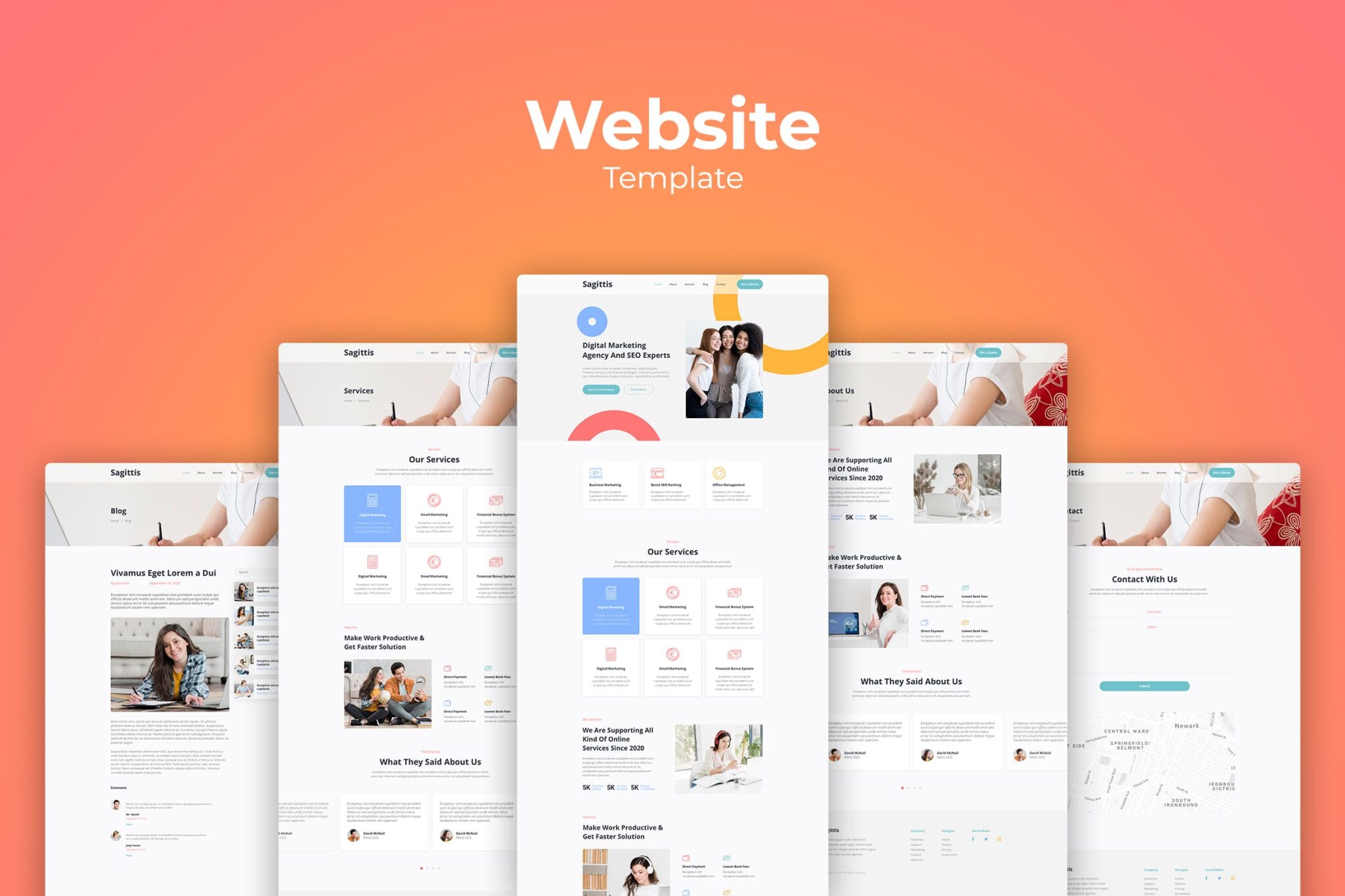 SEO Analyst Website Template