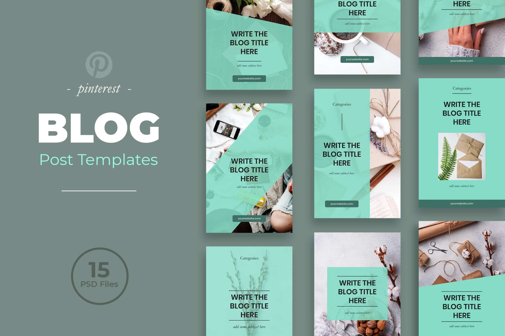 Blog Post Pinterest Template