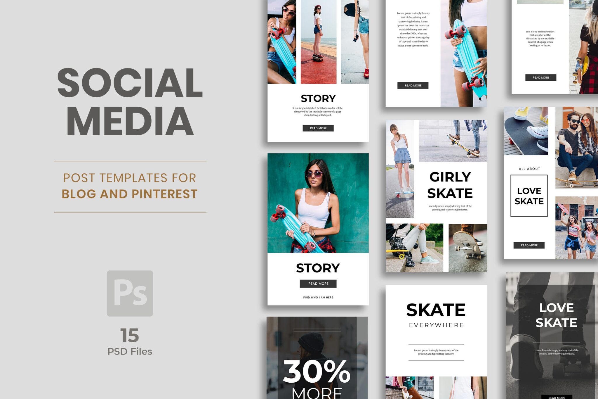 Personal Lifestyle Post Pinterest Template