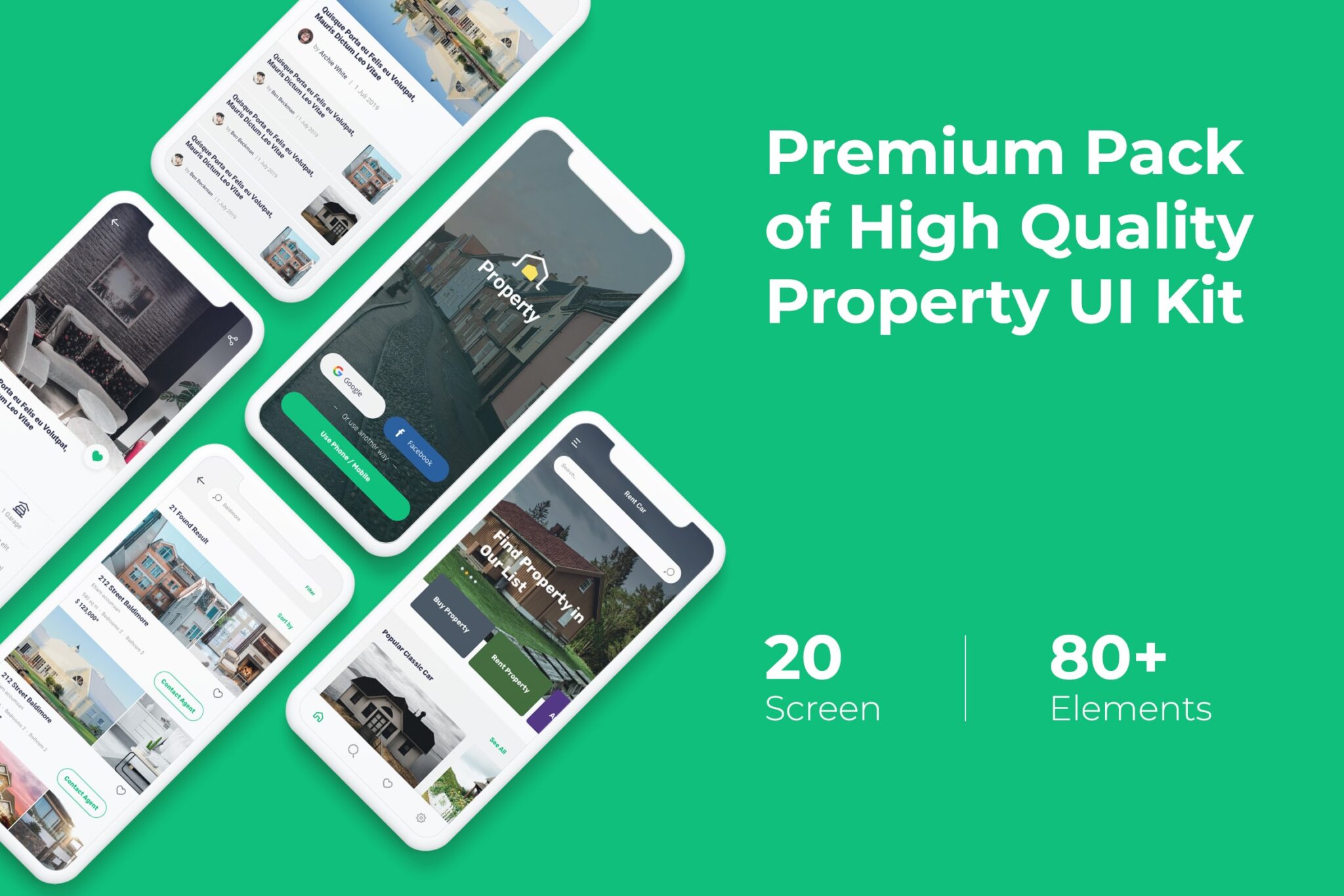 Property App Mobile UI KIT