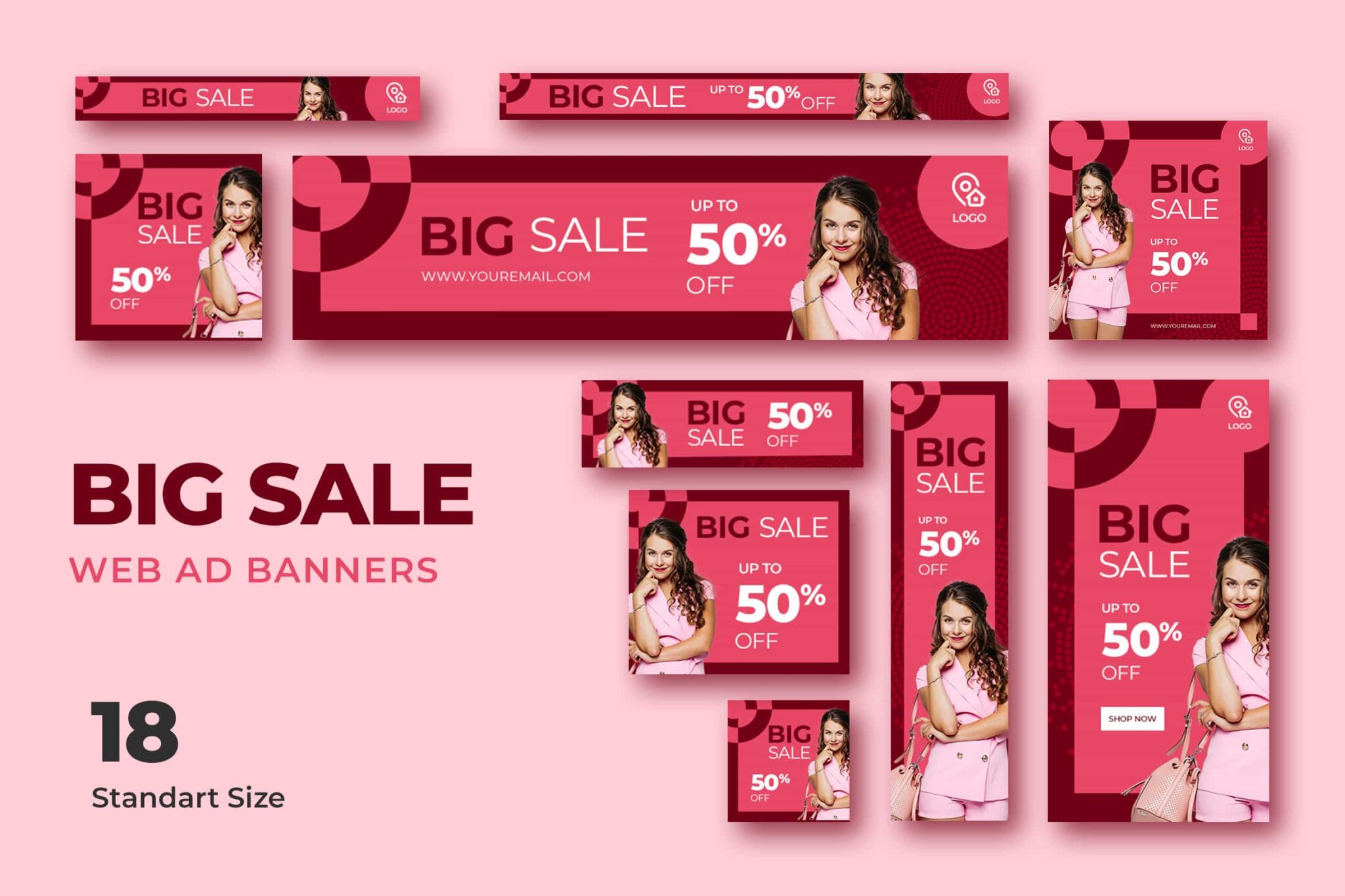 Big Sale Fashion Web Banner