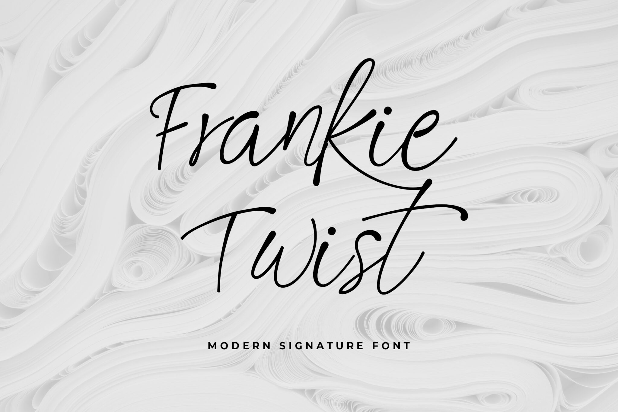 Frankie Twist Signature Font - signature fonts online