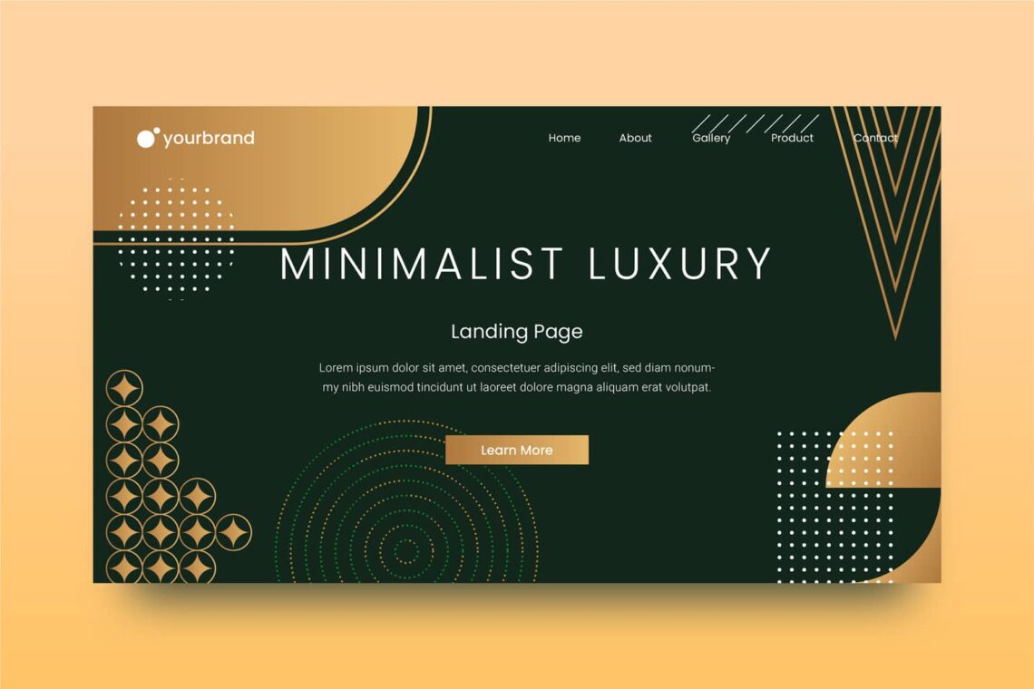 Abstract Background – Minimalist Luxury Design