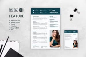 CV Resume – Female Web Developer