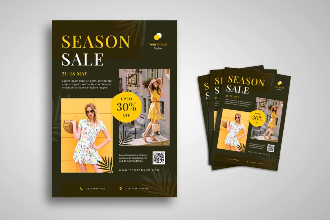 Fashion Discount Catalogue Flyer - creative flyer design