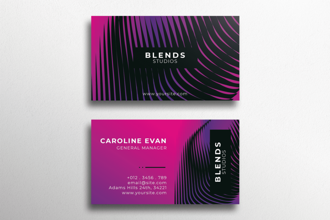 Serpent Tattoo - Business Card Template - Two Side – Grafpros