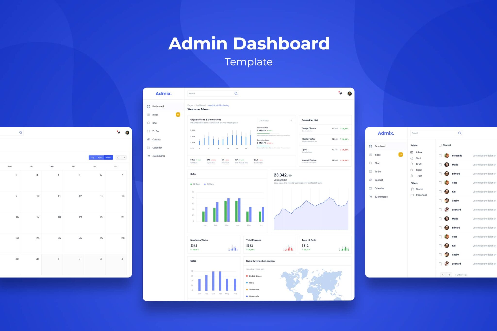 Admin Dashboard – Product Sales Statistics