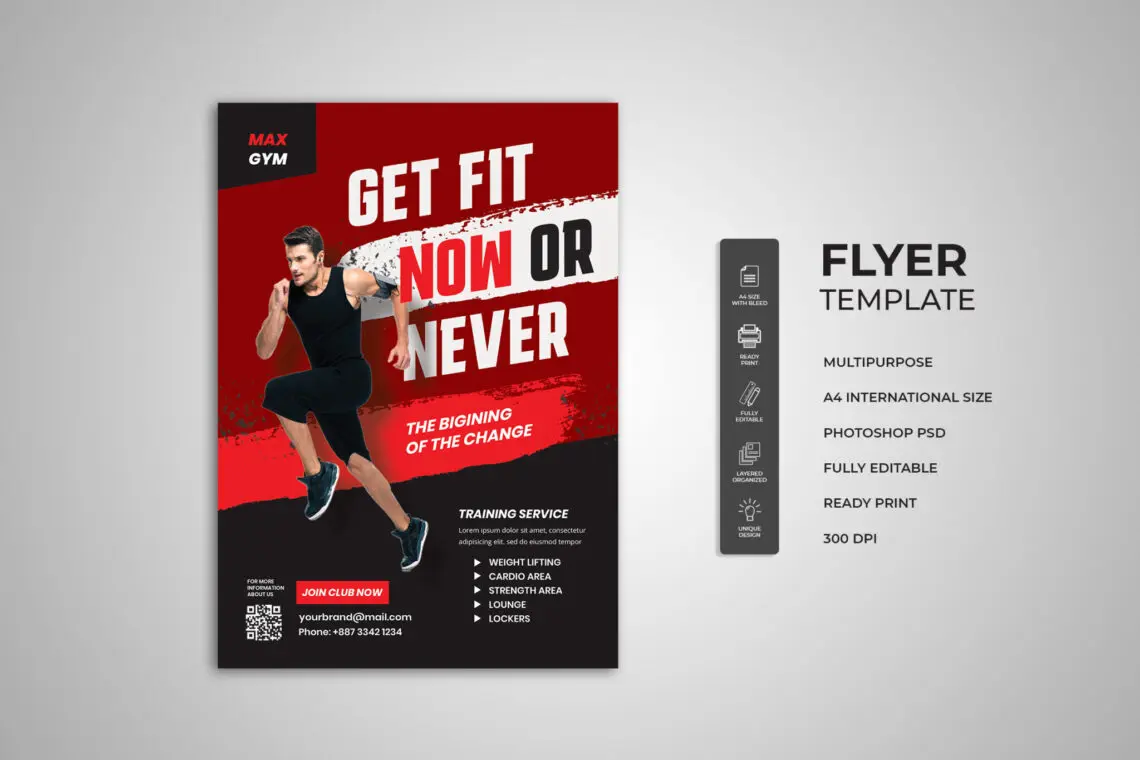 Max Gym Training Service Flyer Max Gym Training Service Flyer - what is a flyer