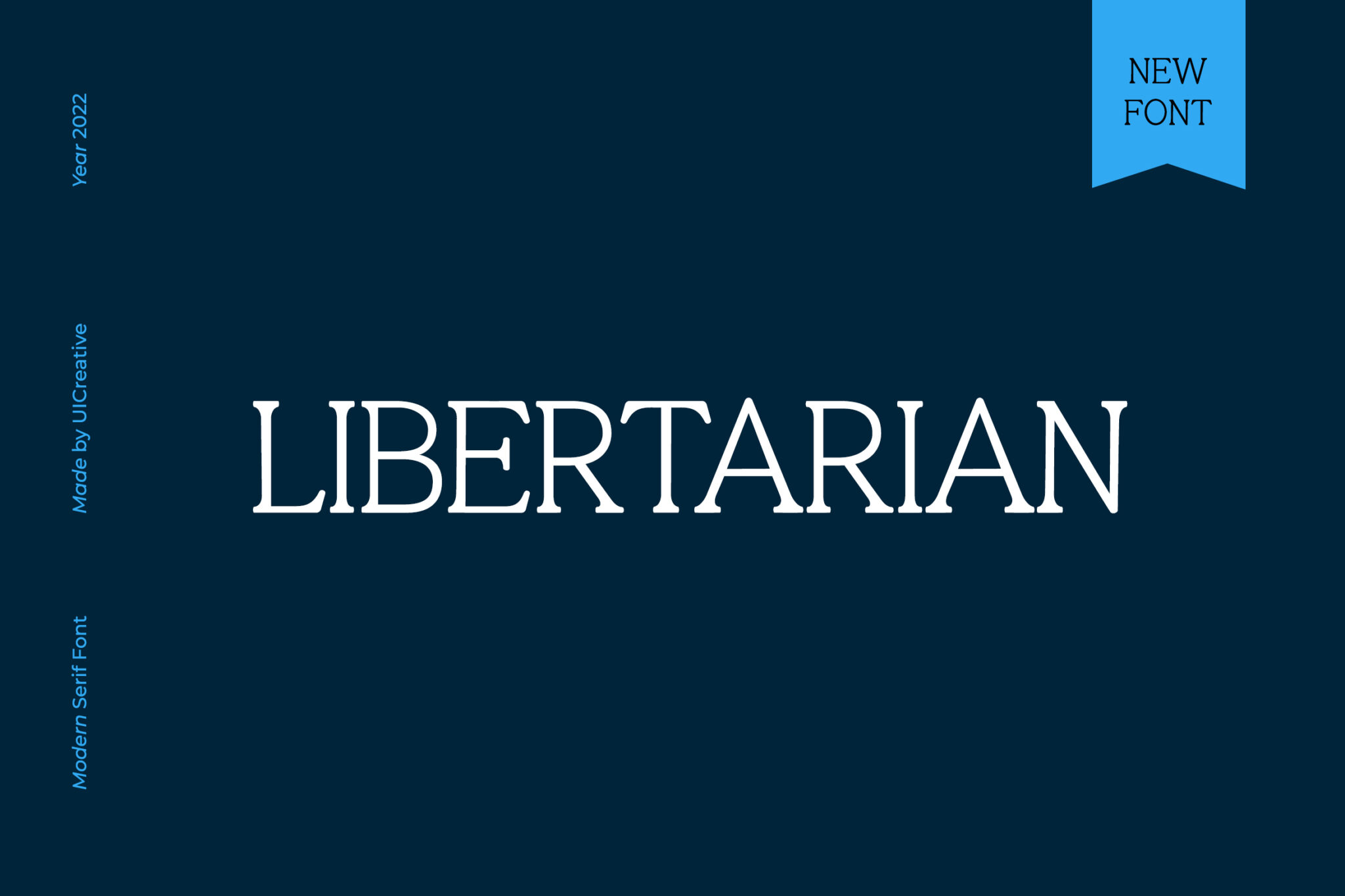Libertarian Modern Serif Font UI Creative