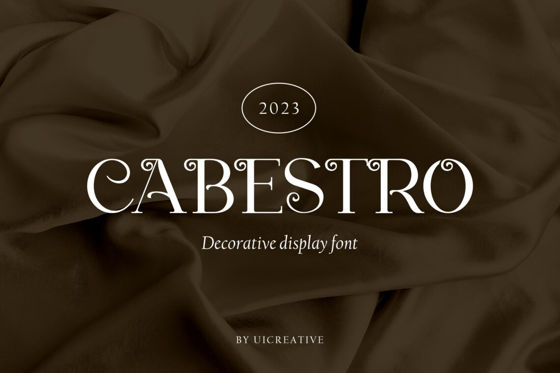 Cabestro Modern Serif Display Font