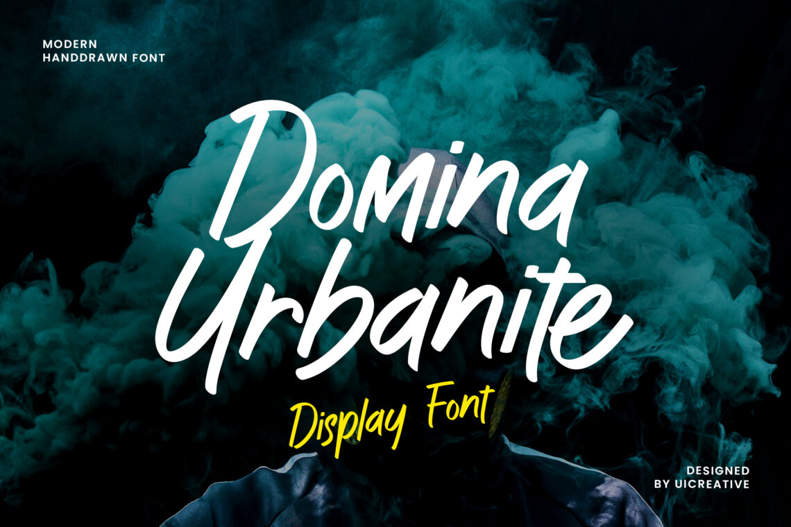 Domina Urbanite Modern Handwritten Display Font