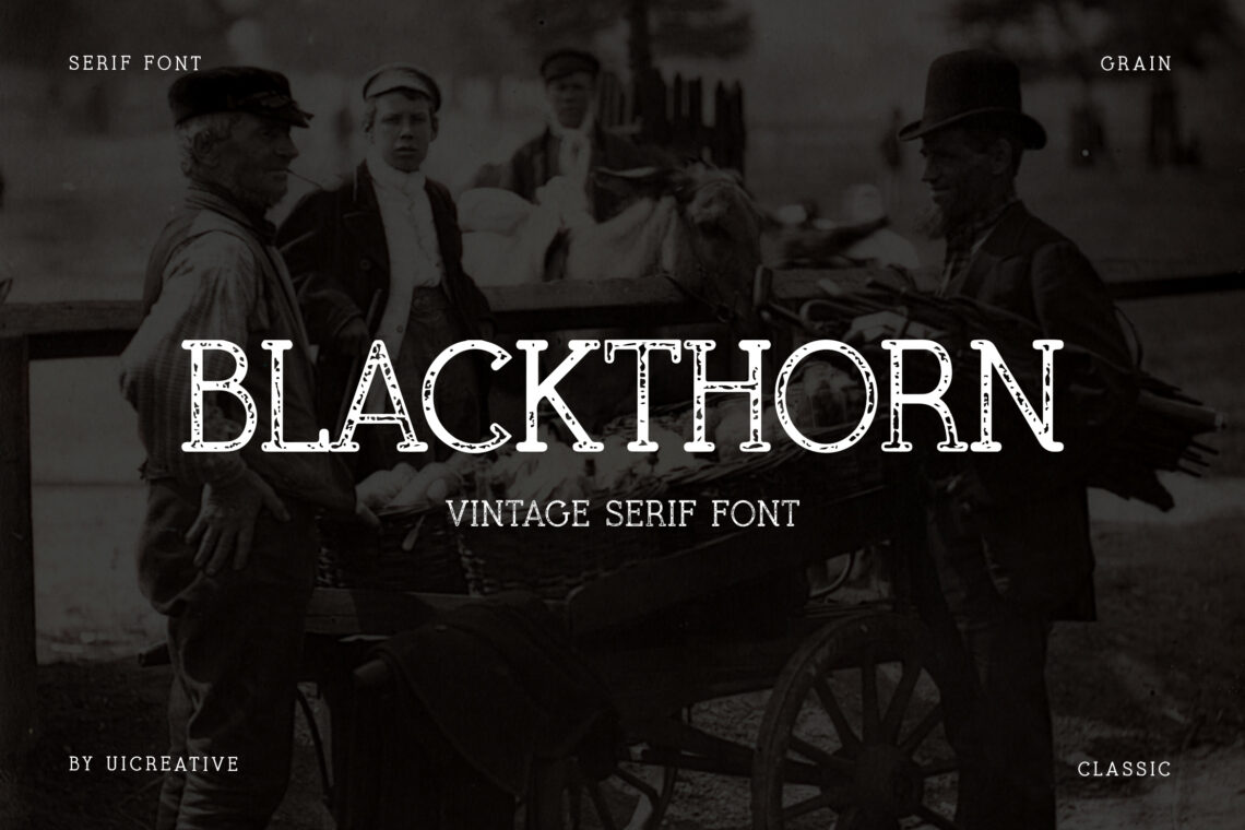 Blackthorn Vintage Serif Font