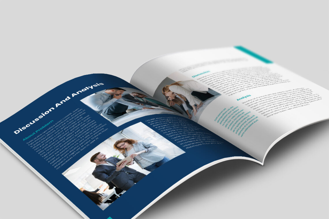 White Paper Financial Company UI Creative