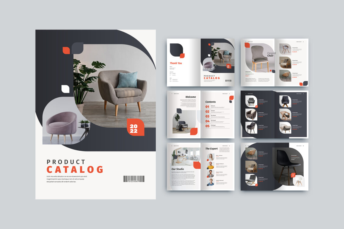 product catalogue design samples