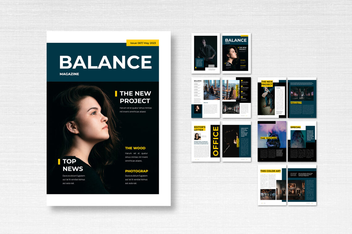 Balance Magazine Template