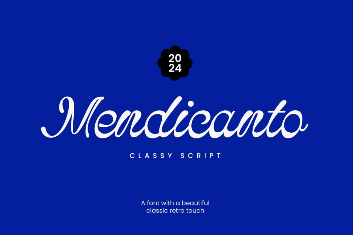 medicanto classy script font