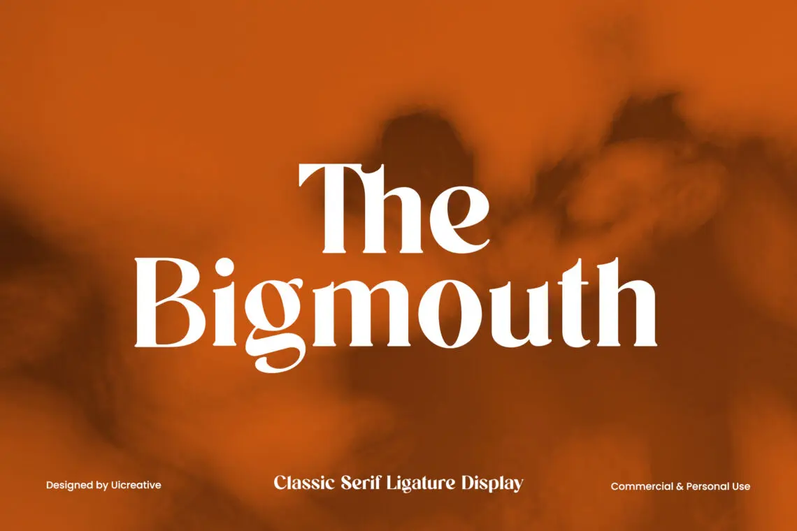 The Bigmouth Classic Serif Font