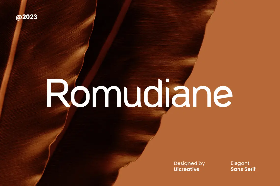 Romudiane Elegant Sans Serif Font
