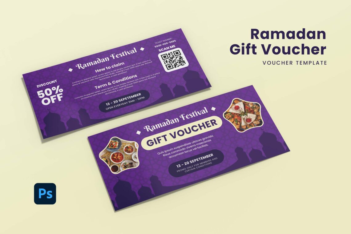 Purple Ramadhan Festival Gift Card Voucher