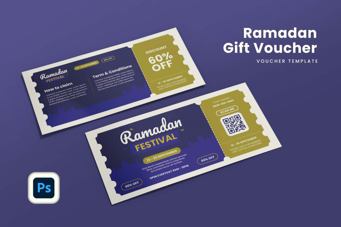Discount Festival Ramadhan Gift Card Voucher