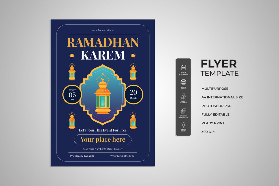 Navy Ramadhan Kareem Flyer