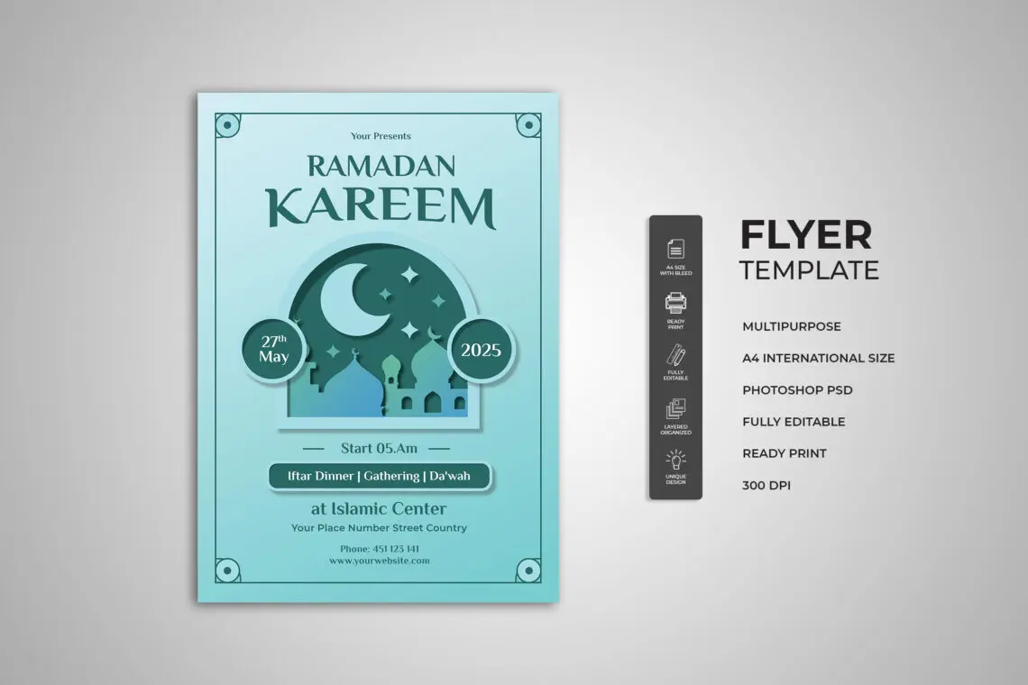 Ramadhan Kareem Invitation Flyer