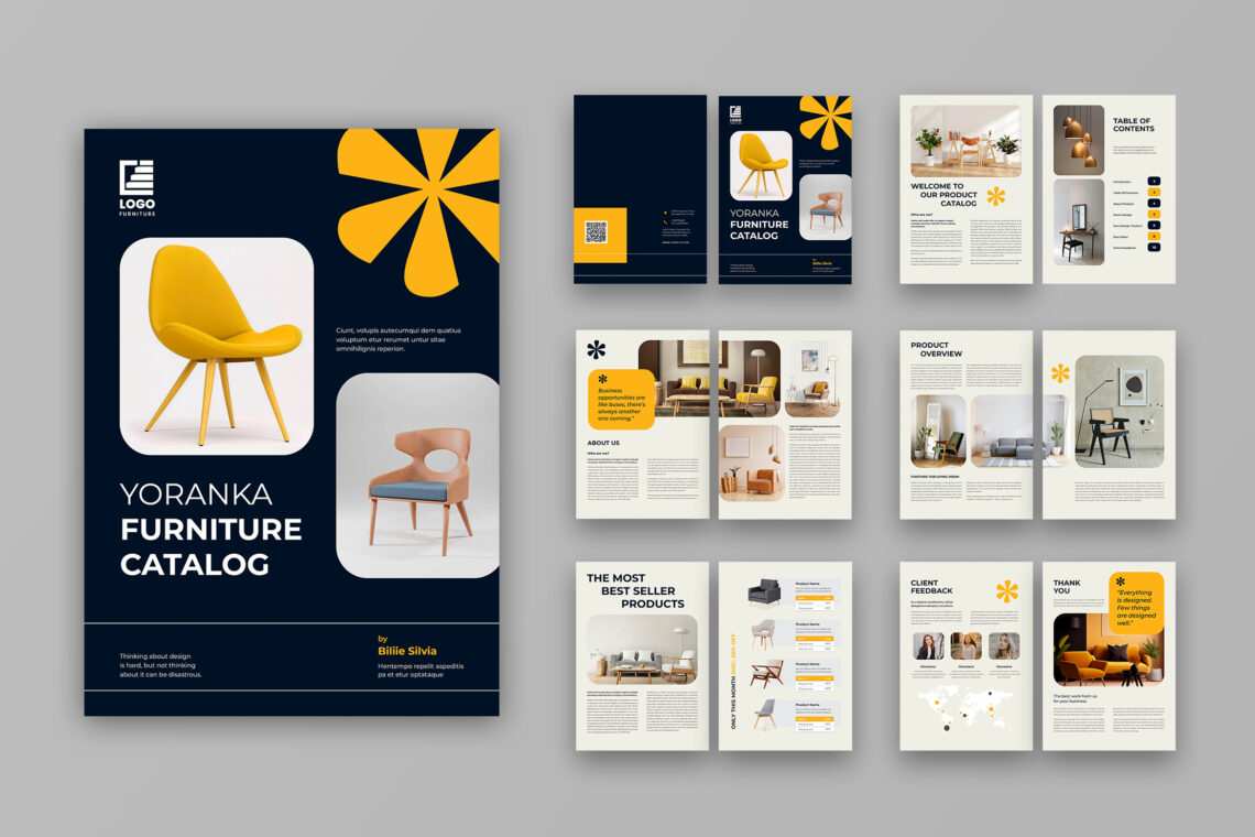 Dark Blue Furniture Catalog