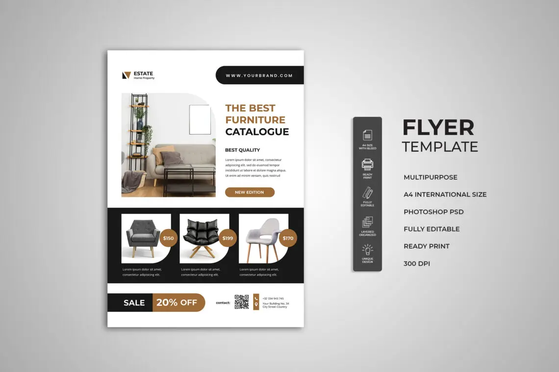 Furniture Catalogue And Product Flyer