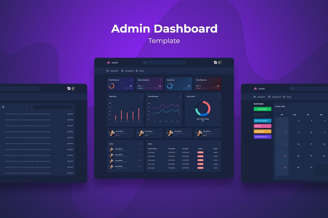 Admin Dashboard – Sales Statistics